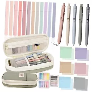 27 Pcs Aesthetic School Supplies Include 12 Pcs Aesthetic Highlighters Green - Picture 1 of 8