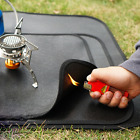 BBQ Under Grill Mat Fibreglass Fireproof Oil-Proof Deck Patio Floor Protect Mat~