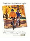1987 LL Bean Outdoor Clothing Biking Vintage Print Advertisement