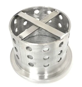 Perforated Flask 4" x 4" Casting Flask Vacuum Casting Stainless 1/8" Wall - Picture 1 of 3