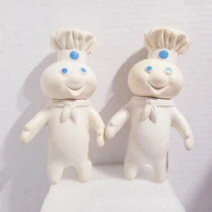 VINTAGE 2PC 1971 PILLSBURY DOUGHBOY Rubber Removable Head Great Condition! - Picture 1 of 8