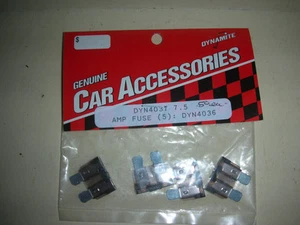 Dynamite Genuine Car Accessories DYN4037 7.5 AMP Fuse (5) (G 8) - Picture 1 of 1
