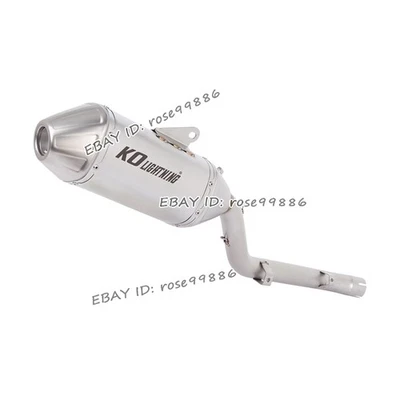 Punta silenciadora tubo medio escape moto Suzuki DRZ400S/E DRZ400SM 2000-2024 Foto 1 de 4