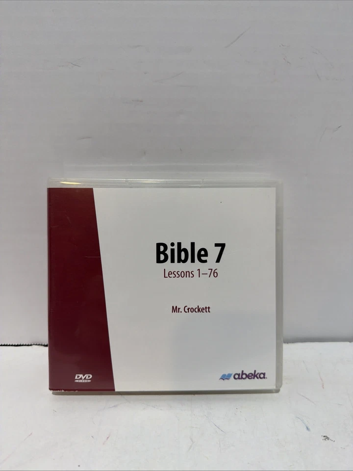 Abeka DvD Video CD Mr. Crockett Bible 7 Lessons 1-76 - Image 1 of 4