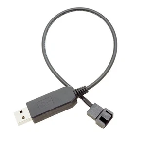 USB to 4Pin 5V to 12V USB Fan Power Adapter Cable USB to 4pin Fan Adapter - Picture 1 of 8