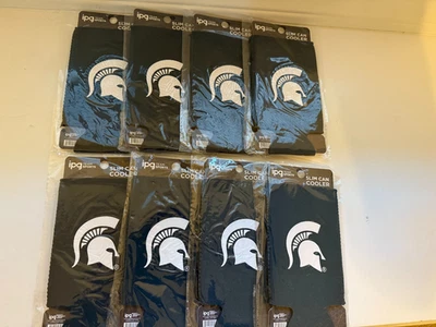 Enfriadores de latas delgados Michigan State Spartans nuevos - Juego de 8 Foto 1 de 3