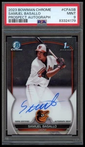 2023 Bowman Chrome - Prospect Autographs Samuel Basallo #CPA-SB (AU, RC) - Picture 1 of 2