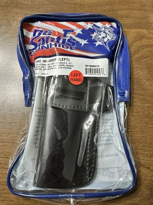 Desantis The insider 1911 4-5" Colt S&W Sig Ruger Kimber Left Black Leather - Image 1 of 4