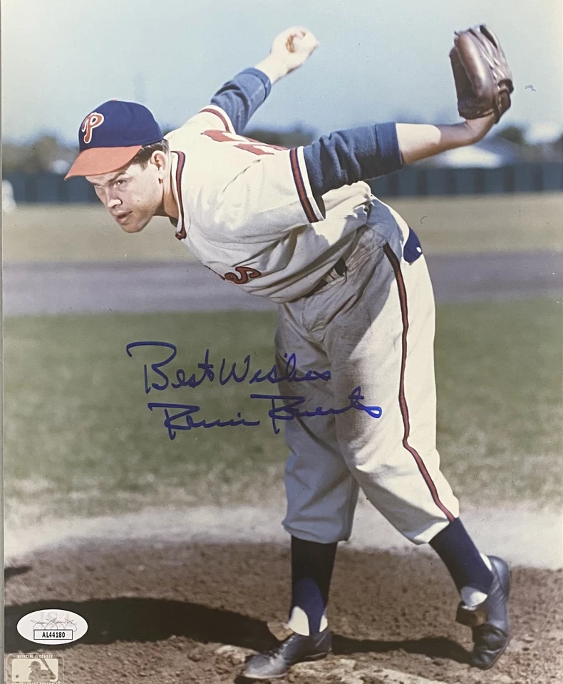 Robin Roberts Signed 8x10 Philadelphia Phillies Photo JSA AL44180 - Image 1 of 4
