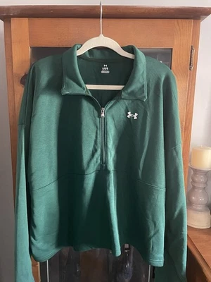 Womens Oversized Under Armor Quarter Zip Large - Image 1 of 4