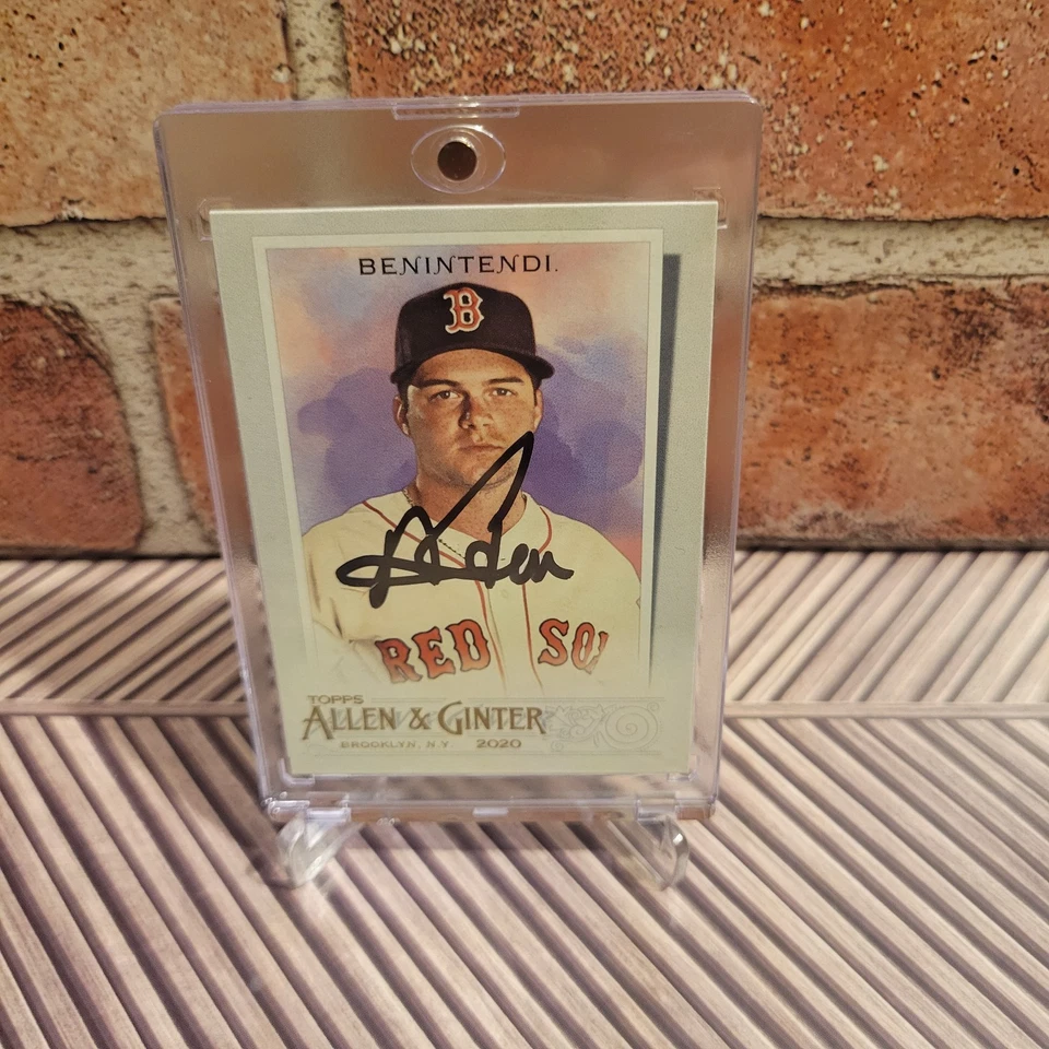 2020 Topps Allen & Ginter's  IP Autograph  Andrew Benintendi #82 - Image 1 of 2