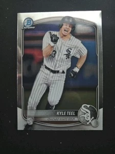 2025 Bowman Chrome Prospects Kyle Teel #BCP-118 White Sox - Picture 1 of 2