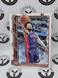 2025-26 Topps Holiday Cade Cunningham SSB-CC GALLETA TRASERA SSP PISTONES DETROIT - Imagen 1 de 2