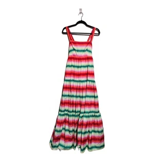J. Crew Tiered Maxi Dress Rainbow Stripe Item AK672 NEW WITH TAG Women 4 - Picture 1 of 10