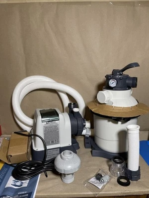 Intex SX1500 Krystal Clear Pool Sand Filter Pump 220-240V - Image 1 of 4