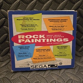 Rock Paintings (Sega CD) &ndash; CD+G Music Sampler &ndash; 2 Discs &ndash; Clean