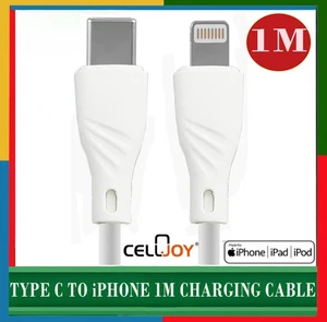 Type C to iPhone Fast Charger Cable for Apple iPhone 13 12 11 Pro Max - Picture 1 of 3