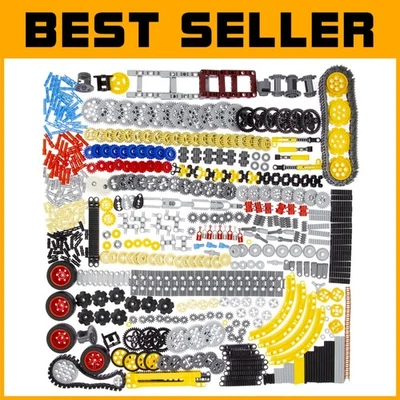 MOC Technic Parts Set: Gears, Axles & Joints Compatible with Lego Systems - Image 1 of 4