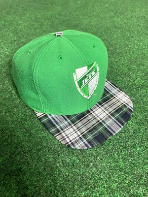 New York Jets American Needle Nutmeg SnapBack Hat Plaid Vintage Made In USA - Image 1 of 4