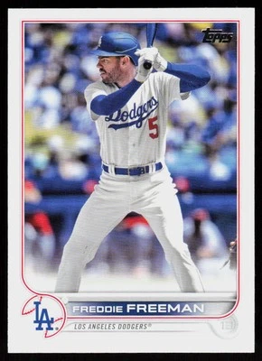 2022 Topps Update Freddie Freeman #US330 BASEBALL CARD Los Angeles Dodgers - Image 1 of 2
