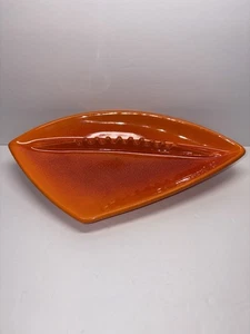 MCM Royal Haeger Pottery “Atomic” Bright Orange Vintage Ashtray 1960-1969 - Picture 1 of 12
