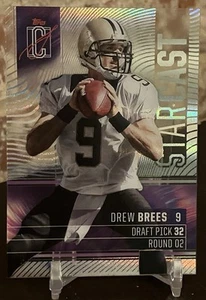 2024 TOPPS SIGNATURE CLASS DREW BREES STAR CAST ACETATE INSERT #SC-11 SAINTS - Picture 1 of 2