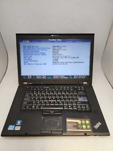 Lenovo ThinkPad T520 Core i5-2520M @ 2.5GHz 8GB RAM 320GB HDD, NO OS, TESTED!!