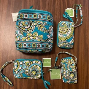 Vera Bradley Peacock 4 PC Cool Keeper, Tech Case, All In 1 Wristlet & Phone Case - Bild 1 von 24