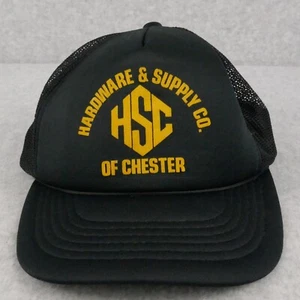 Vintage Hardware and Supply Company of Chester Truckermütze Kappe Netzrücken schwarz - Bild 1 von 8