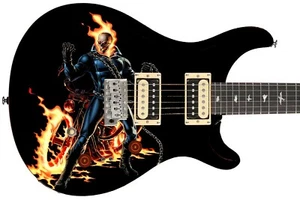 Chitarra Skin Axe Wrap Re-skin vinile - Johnny Blaze is Ghost Rider 789 - Foto 1 di 12