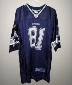 DALLAS COWBOYS Terrell Owens lrg football jersey #81 nylon Reebok wide receiver - Picture 1 of 2