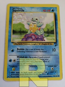 Squirtle ® Set Base 2 93/130 ® Comune ® Pokemon ® Inglese ® Good - Picture 1 of 4