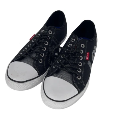 Levi's Niños Stan Buck Moda Tenis Niños Zapatos Denim Con Cordones Negro Talla 7 Foto 1 de 4