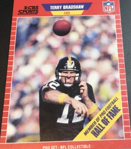 1989 Pro Set Announcers #12 Terry Bradshaw Pittsburgh Steelers/CBS - Picture 1 of 2
