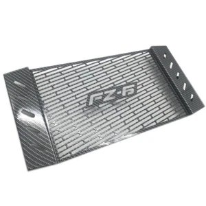 For Yamaha FZ6 FZ6N FZ6S Fazer 2004-2010 Carbon Stainless Radiator Guard Cover - Picture 1 of 6