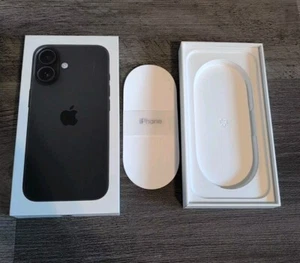 Apple iPhone 16 EMPTY BOX Only Black 256GB A3081 MYAX3LL/A Genuine - Picture 1 of 5