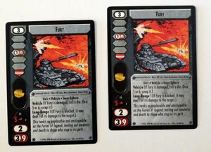 Fury (2) Battletech CCG Crusade Vehicle - Picture 1 of 2
