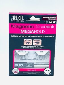 Ardell Professional Magnetic fauxmink False Lashes, All Day Hold & Reusable #818