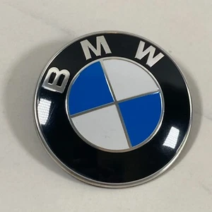 2013-2015 BMW X1 Emblem Logo Badge Symbol Rear Tailgate White Black Blue - Picture 1 of 12
