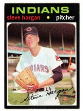 Steve Hargan 1971 Topps #375 Cleveland Indians (ex) A