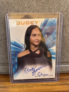 2021 UD Goodwin Champions Goudey Autographs GABI BUTLER “Cheer” Inscription