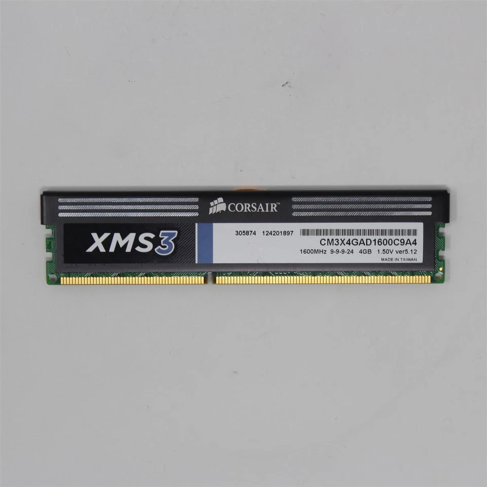Corsair 4 GB (1x4GB) CM3X4GAD1600C9A4 PC3-12800 (DDR3-1600) RAM (#4280) - Bild 1 von 1
