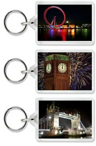Sights of London Keyring / Bag Tag - Choice of 15 images! *Souvenir Gift* - Picture 1 of 19