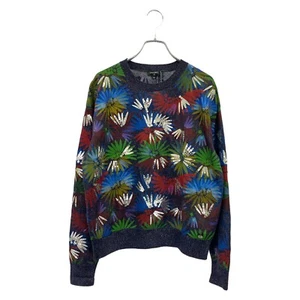 CHANEL Knitwear Sweater P55756K07299 Acetate Polyester Multicolor Used Mens 38 - Picture 1 of 10