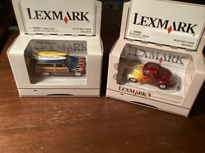 Lexmark Promo Lot,johnny Lightning Gasser & Woody Both With Flames,1/64 Scale - Picture 1 of 4