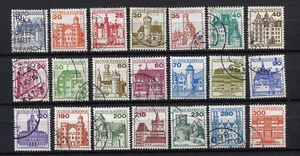 Germany - BRD : COMPLETE castle set from 1977 until 1982 - used !!!! - Picture 1 of 2