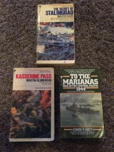 Drei militärische Kriegsbücher: Kasserinpass, Geheimnis von Stalingrad & zu den Marianen - Bild 1 von 3