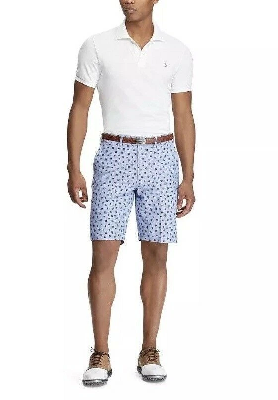 RLX Ralph Lauren Polo Blue men's Performance golf shorts SZ 40 flat front - Image 1 of 1