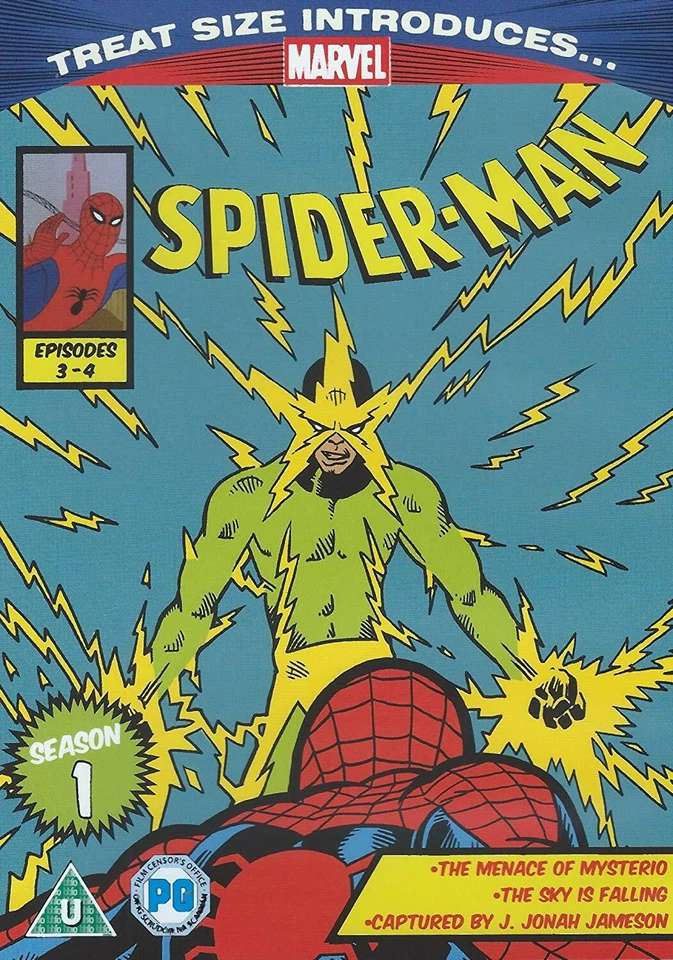 Spiderman Season 1 Episodes 3 - 4 DVD (1967)  New - Image 1 of 1