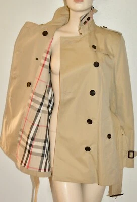 NUEVO CON ETIQUETAS GABARDINA BURBERRY KENSINGTON DOBLE BOTONADURA US 14 EU 48 Foto 1 de 4